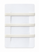 Reverse of neutral floral crochet headband set - 3 pieces