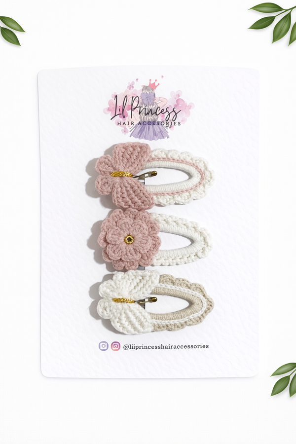 Garden loom trio clips