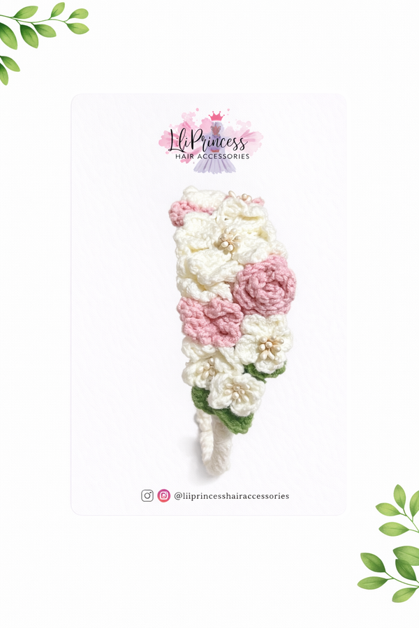 The Blanc Rosé HeadBand