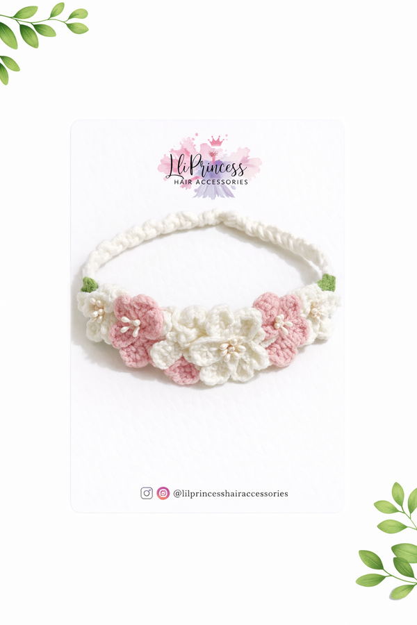 The Blanc Rosé HeadBand