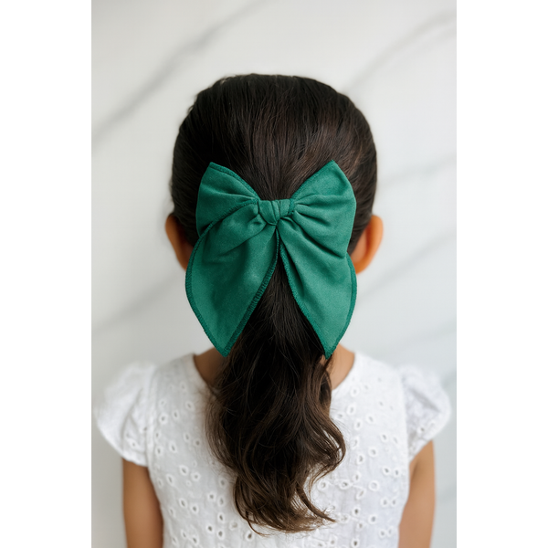 Mistletoe Green Bow