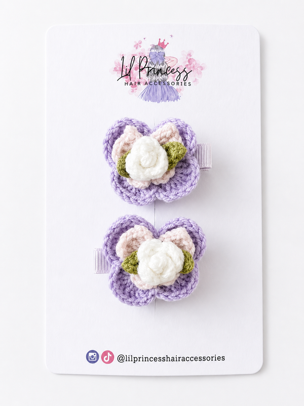 Butterfly Crotchet Clip