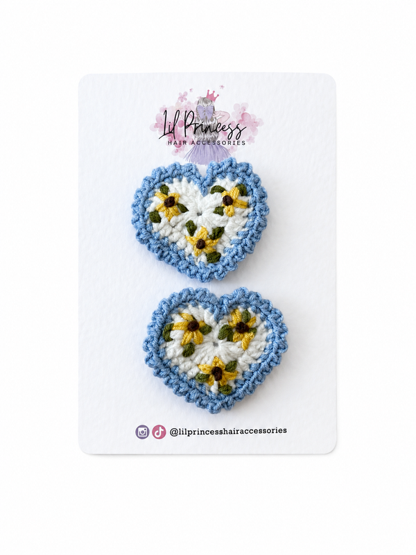 Sweetheart Crotchet Clip