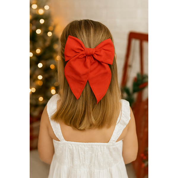 Red Sweetheart Bow