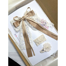 Laced & Satin Bows Set